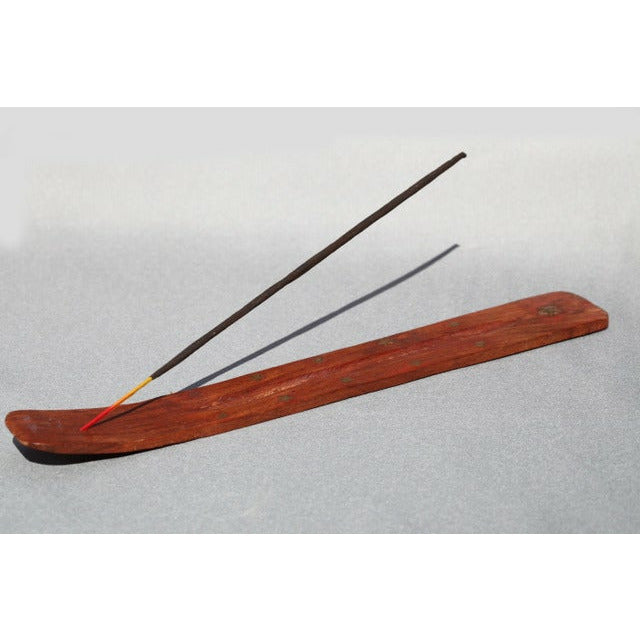 Incense stick holder - simple and noble made of dark wood